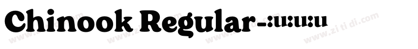 Chinook Regular字体转换